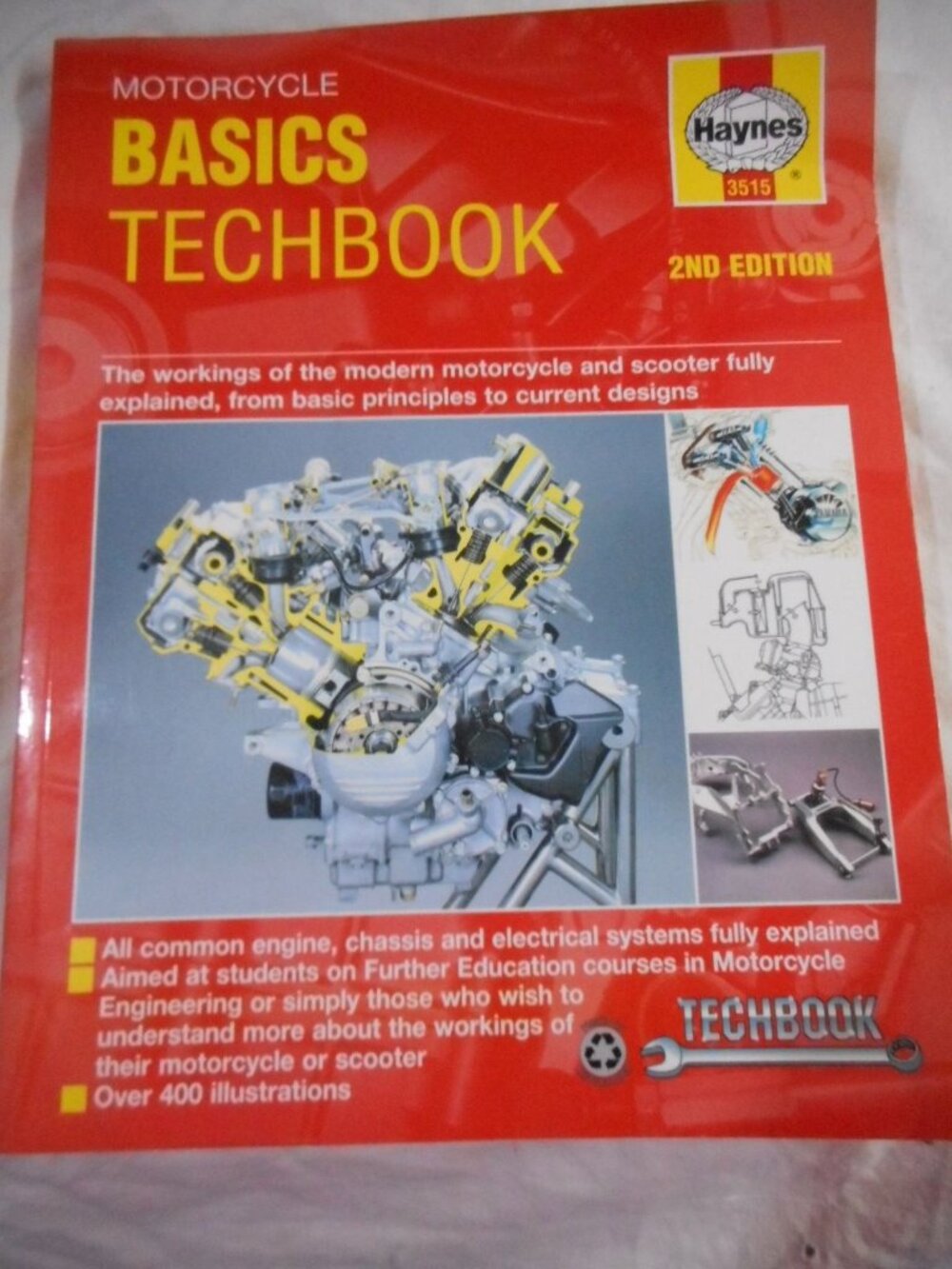 Motorcycle Basics Techbook Haynes 2nd Edition Paperback VGC